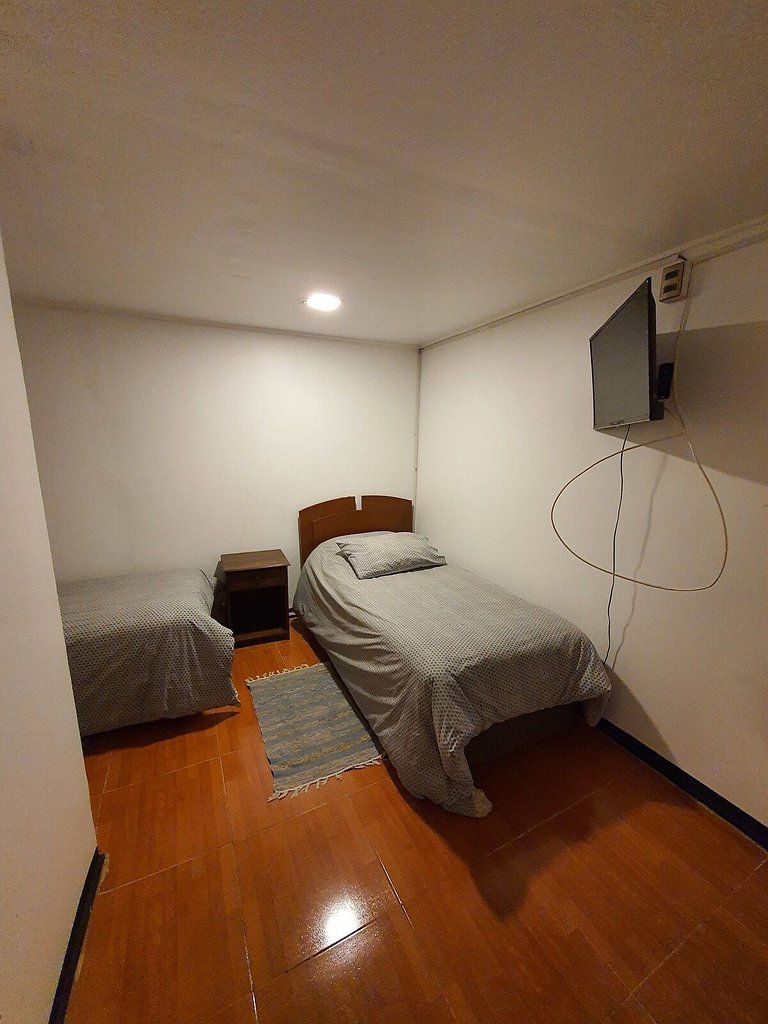Departamento para 4 personas con vista al mar.