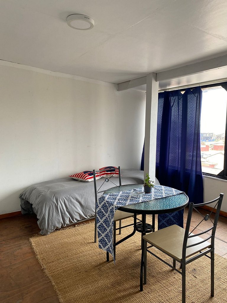 Departamento para 2 personas con vista al mar