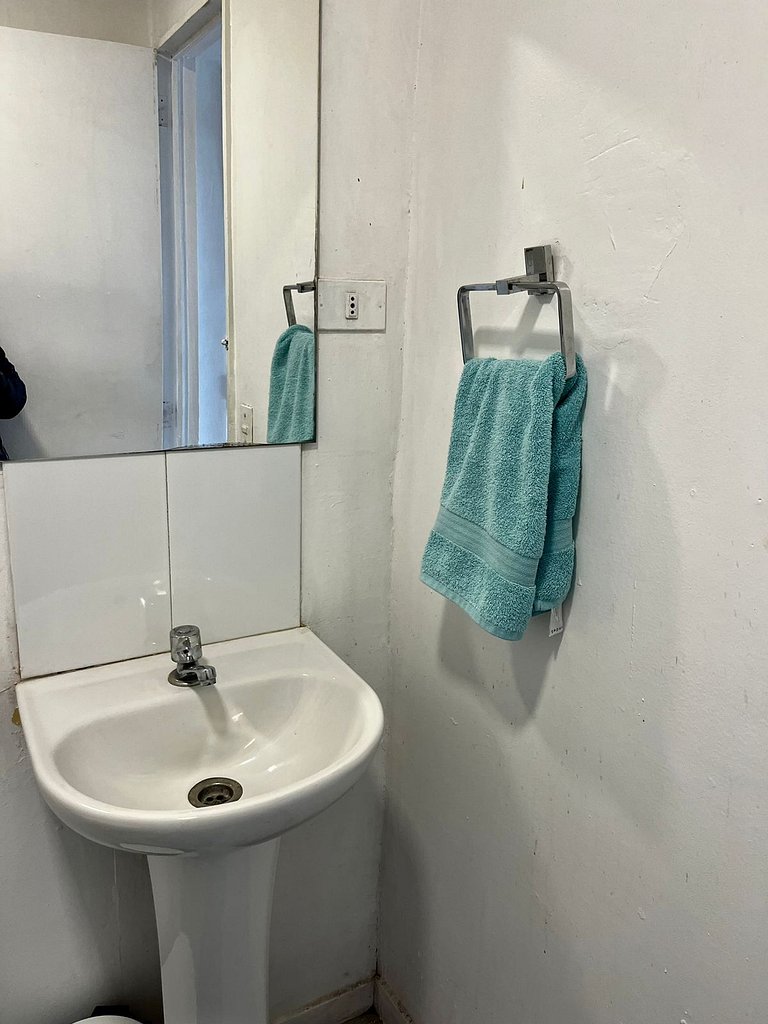 Departamento para 4 personas con vista al mar.