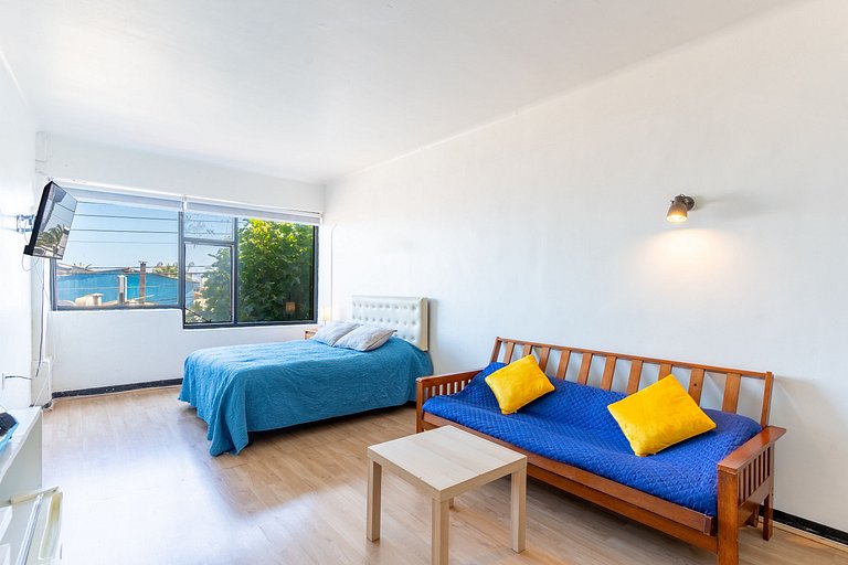 Departamento para 2 personas con vista al mar