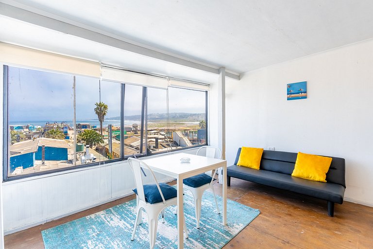 Departamento para 2 personas con vista al mar