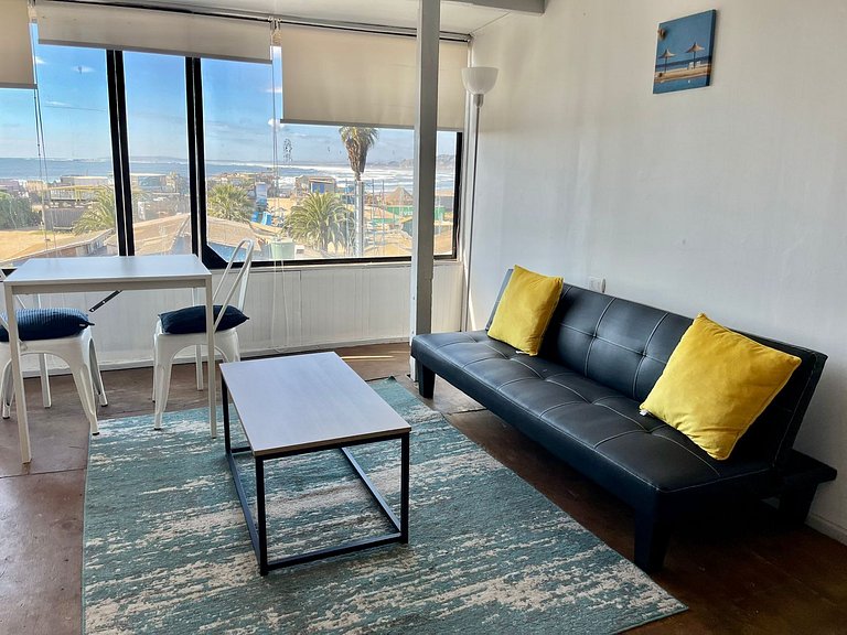 Departamento para 2 personas con vista al mar