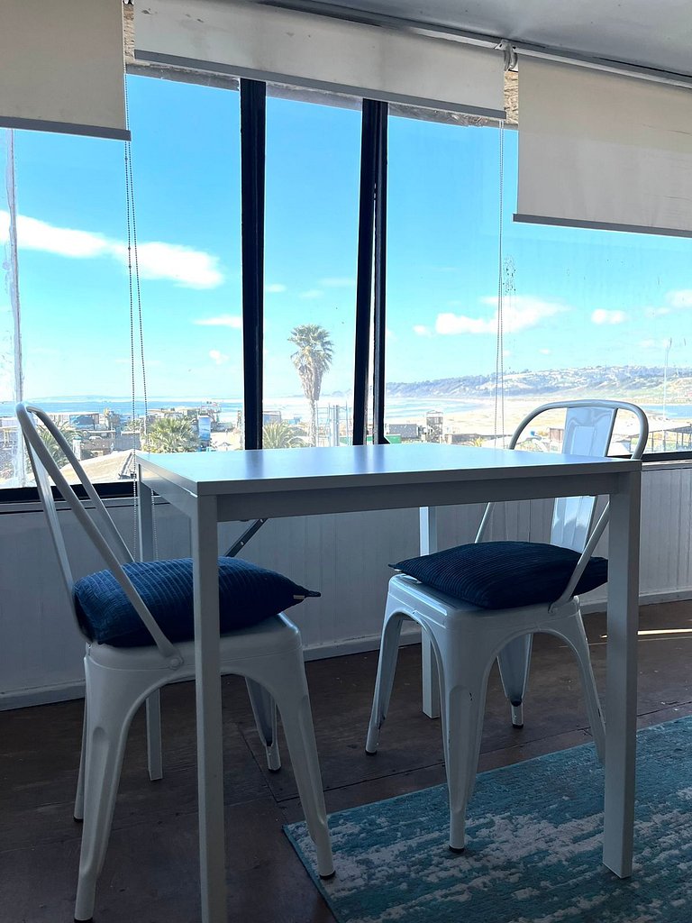 Departamento para 2 personas con vista al mar